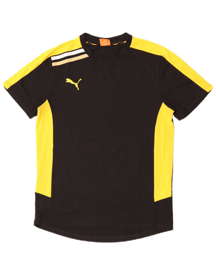 Tricou grafic Puma pentru bărbați Top Mediu Negru Poliester Bloc de culoare