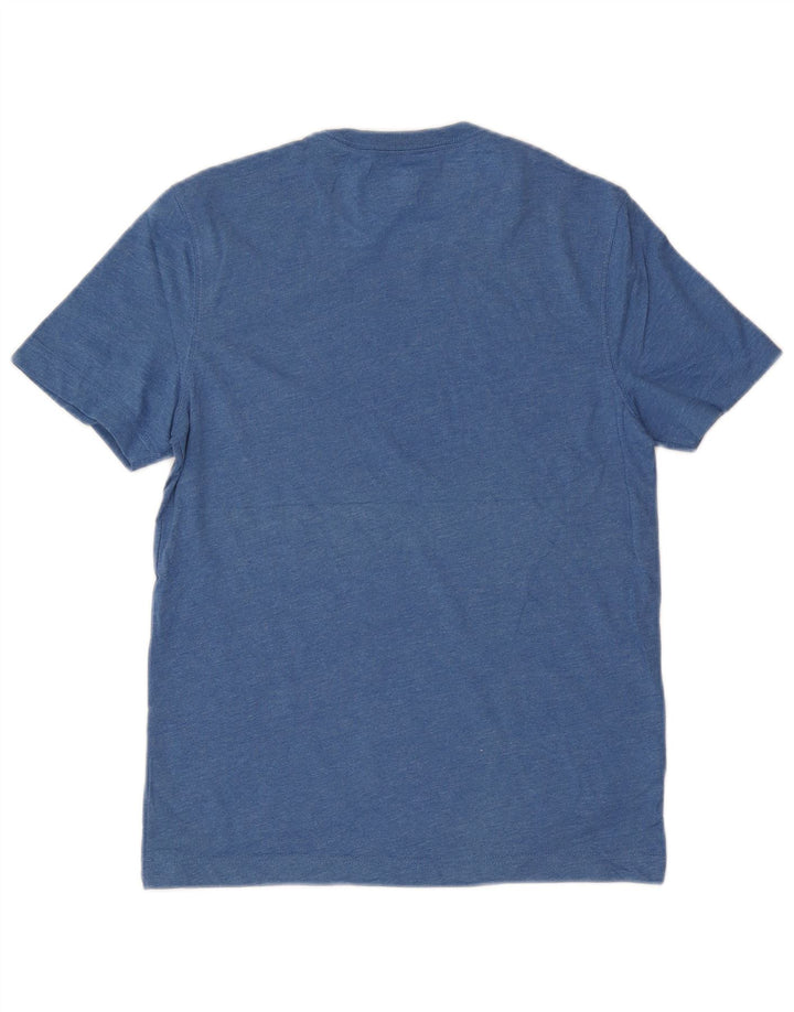 EDDIE BAUER Tricou Slim Fit pentru bărbați Top mic, albastru, bumbac