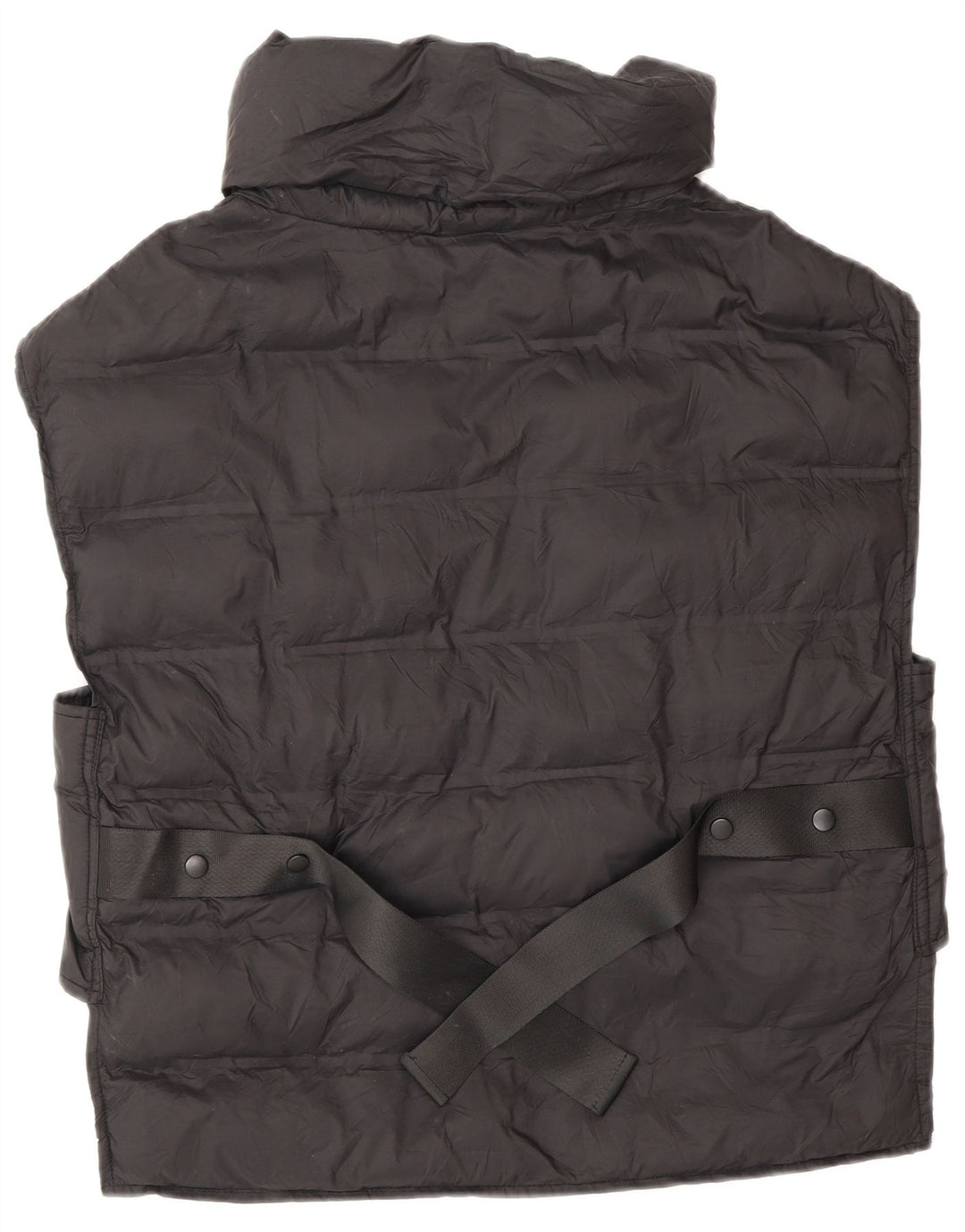 Gilet căptușit supradimensionat pentru femei Zara UK 10 Small Black
