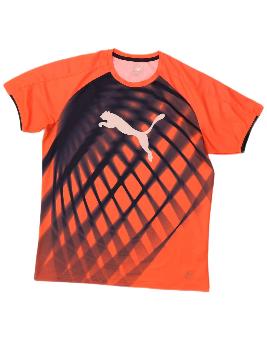 Tricou grafic pentru bărbați Puma Top Medium Orange Check