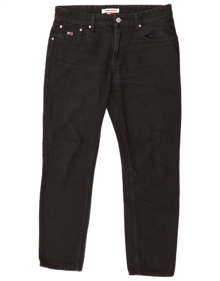 Tommy Hilfiger Ryan Regular Straight Jeans pentru bărbați W32 L29, bumbac negru