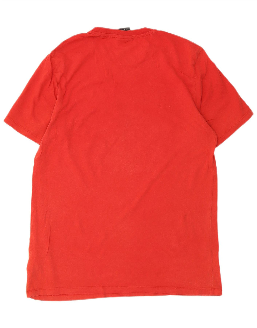 Tricou grafic pentru bărbați Umbro Top din bumbac roșu mediu