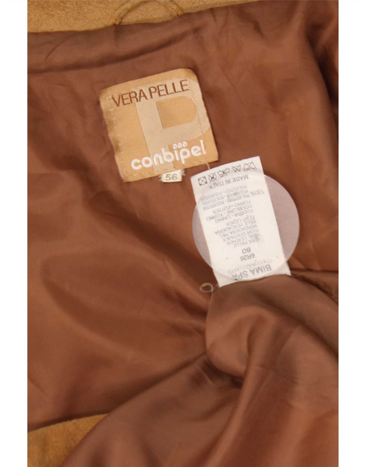 Jachetă de piele intoarsă pentru bărbați Conbipel IT 56 2XL piele bej