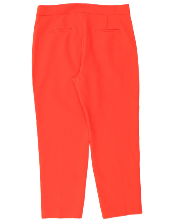 MARKS & SPENCER Pantaloni chino conici pentru femei UK 18 XL W34 L28 Portocaliu