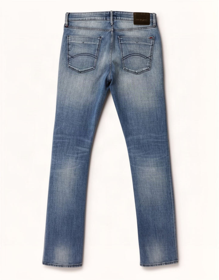 Blugi slim pentru bărbați Tommy Hilfiger W34 L34 Bumbac albastru