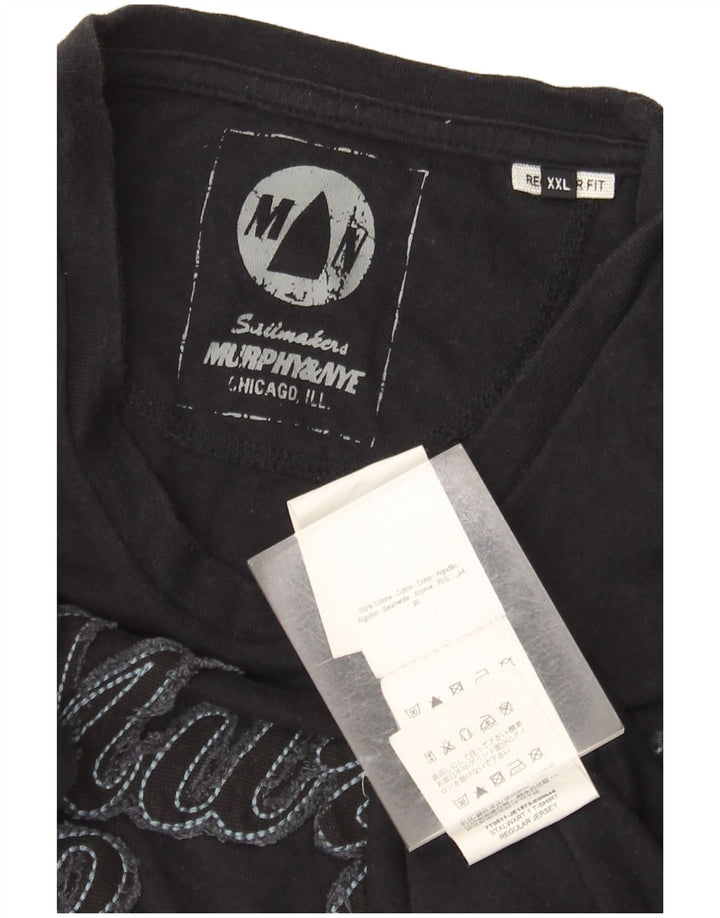 Murphy & Nye pentru bărbați Sailmakers Top grafic cu mânecă lungă 2XL bleumarin