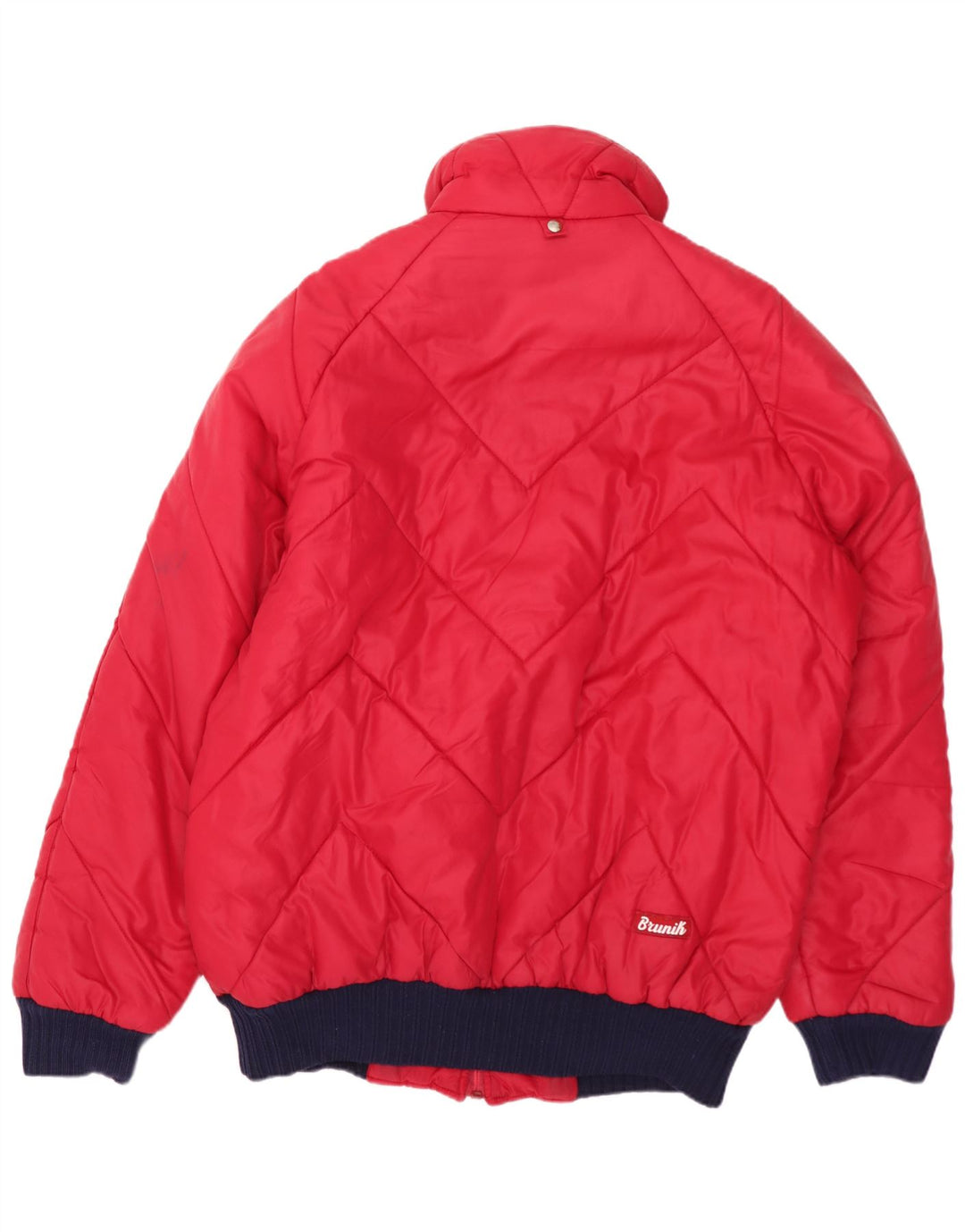 Jachetă căptușită pentru bărbați Brunik UK 38 Medium Red Colorblock