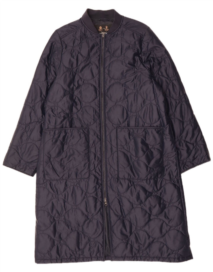 Palton supradimensionat pentru femei Barbour UK 12 Medium Bleumarin