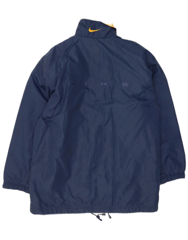 Jachetă de vânt pentru bărbați Nike loose fit UK 36 Nailon mic, albastru bleumarin