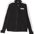 Jachetă de top cu trening grafic Puma pentru femei UK 14 Medium Black Colorblock