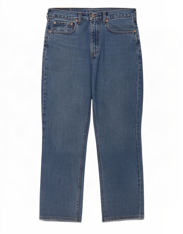 Blugi drepti pentru bărbați Levi's 595 W34 L29 Bumbac albastru