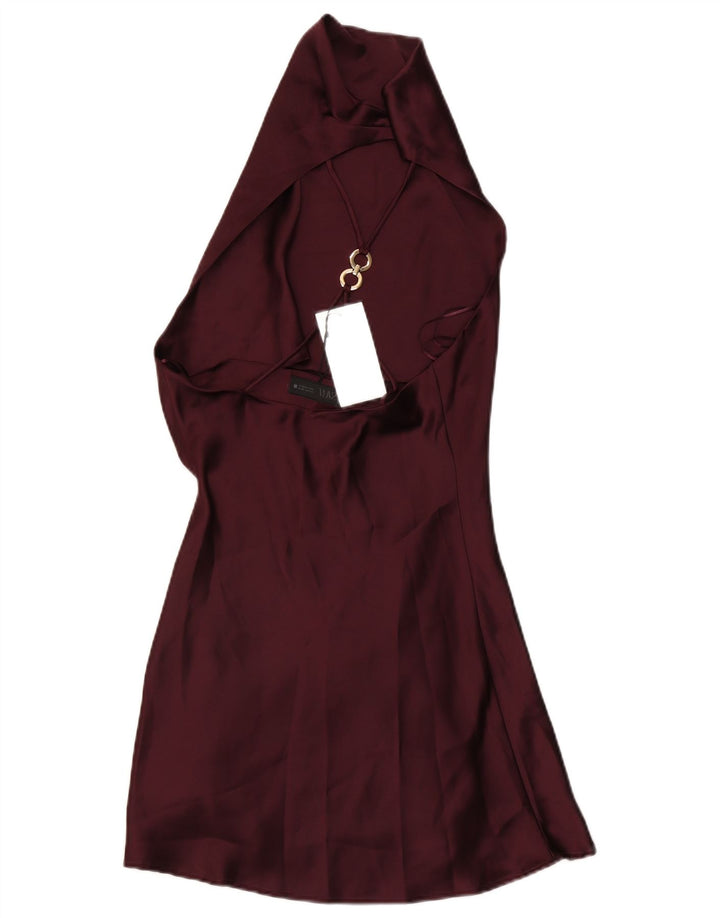 Rochie pentru femei Zara, UK 10, din poliester burgundy