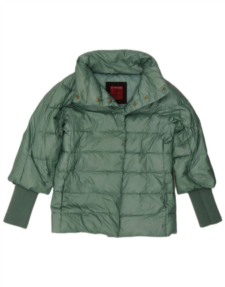 U.S. Polo Assn. Jachetă căptușită pentru femei UK 12 Poliester verde mediu