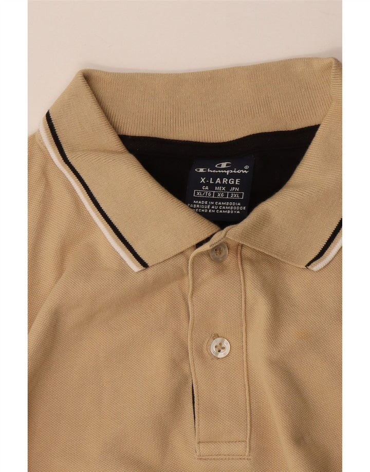 Tricou polo pentru bărbați Champion XL Bej
