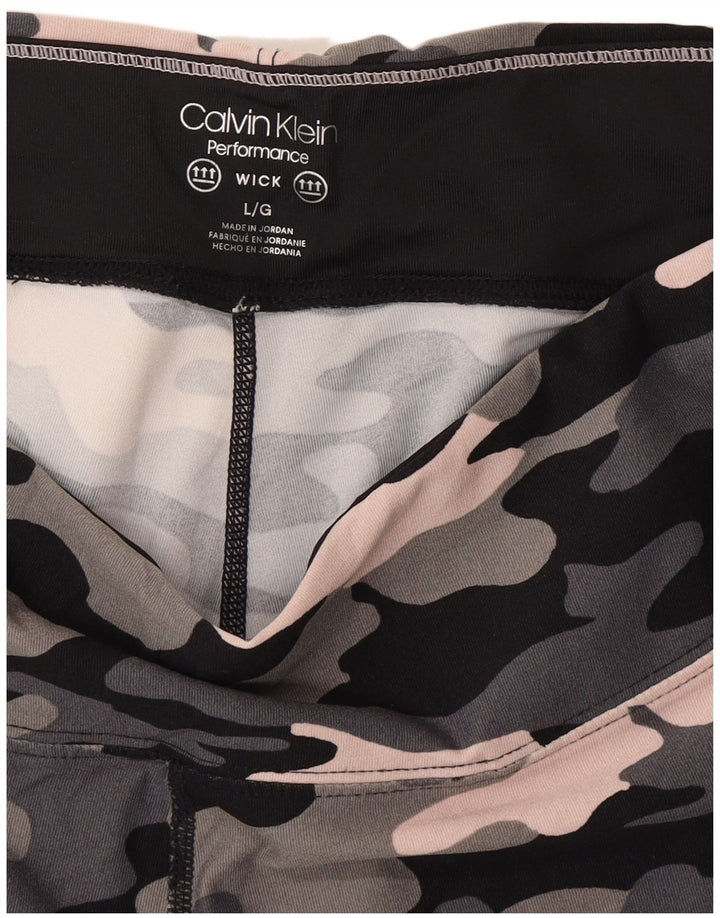 Calvin Klein Leggings de performanță pentru femei UK 16 Large Multicolor
