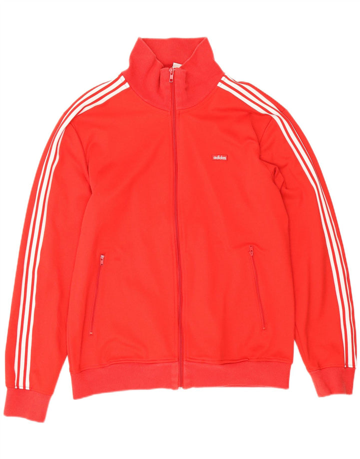 Trening pentru bărbați Adidas Top Jachetă mare, roșu, poliester