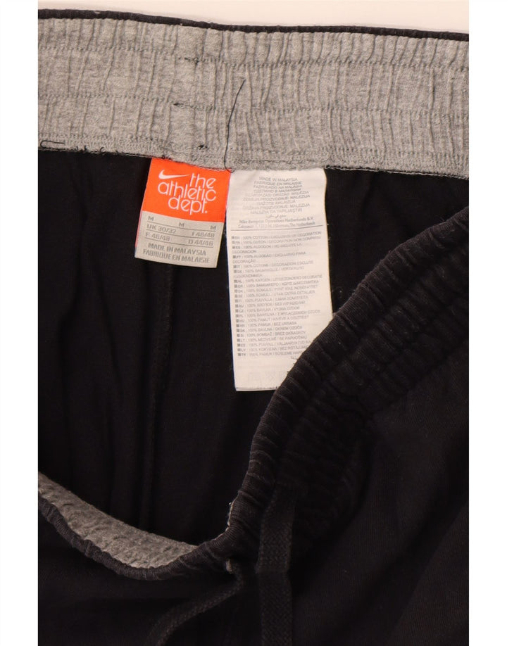 Pantaloni scurți sport Nike pentru bărbați, bumbac mediu negru