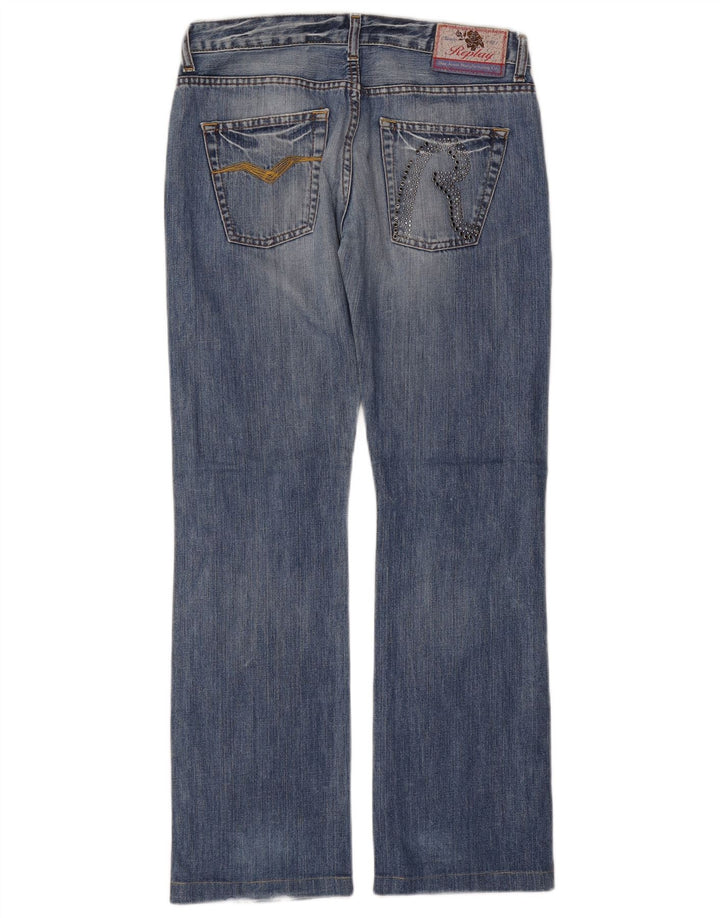 REPLAY Blugi drepti pentru femei W28 L30 Bumbac albastru