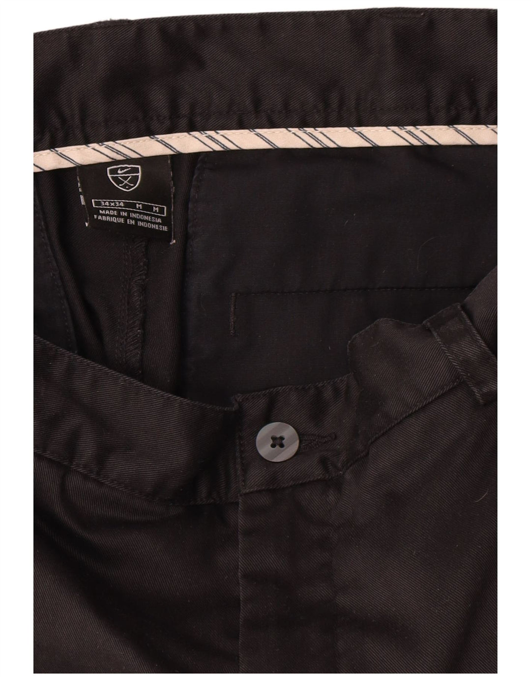 Pantaloni chino pegged pentru bărbați Nike W34 L34 bleumarin