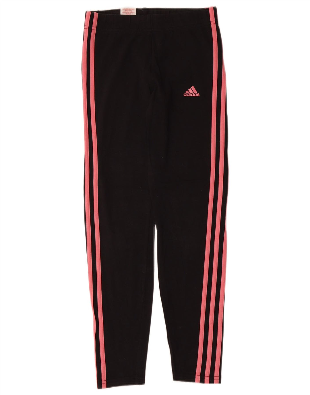 Pantaloni de trening ADIDAS fete 13-14 ani bumbac negru