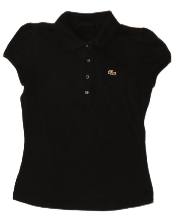 Tricou polo pentru femei LACOSTE Mărimea 38 Medium Negru