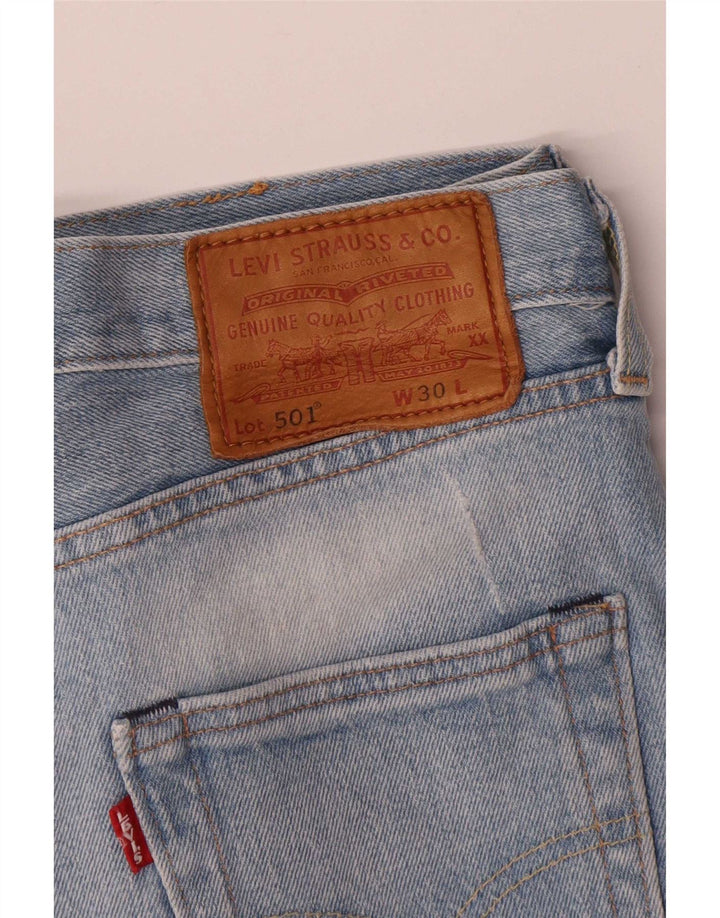 Pantaloni scurți Levi's 501 Denim W30 Medium Blue