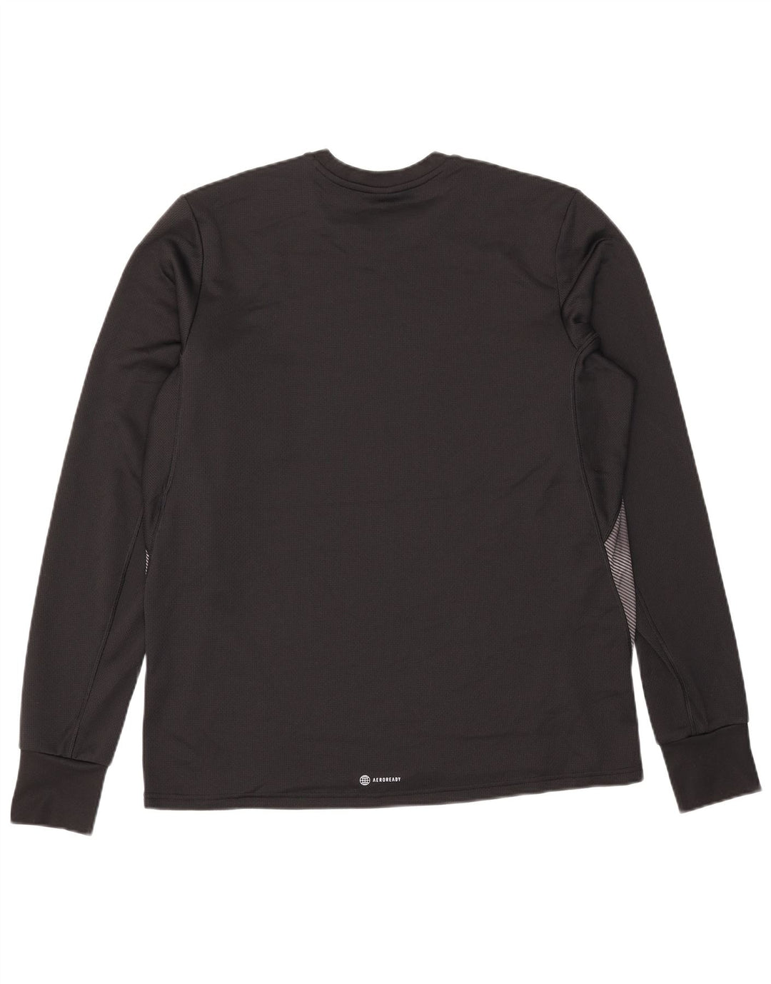 Adidas Aeroready Top pentru bărbați cu mânecă lungă, mare, negru, poliester color bloc
