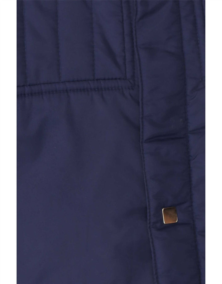 Jachetă vintage pentru bărbați, 42 XL, nailon bleumarin