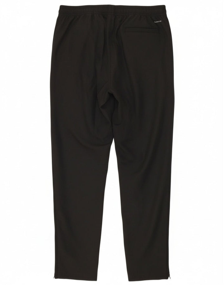 Pantaloni de trening Adidas Climalite pentru bărbați, poliester mediu negru