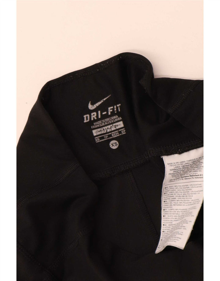 Leggings Nike Dri Fit pentru femei UK 6 XS Poliester negru