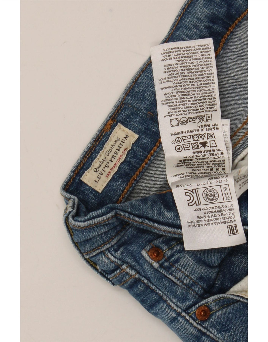 Blugi Levi's 511 Slim pentru bărbați W36 L32 Bumbac albastru