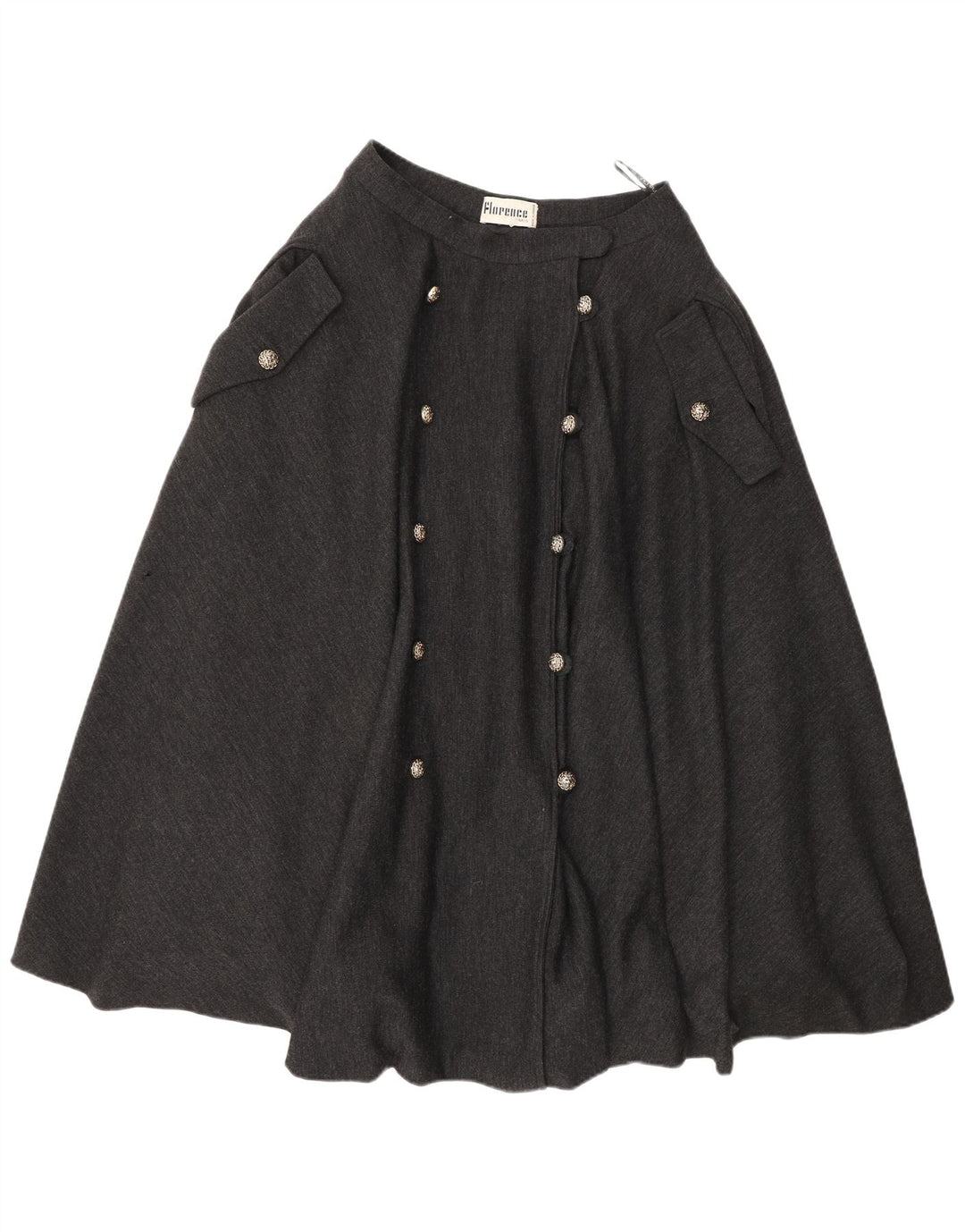 Fusta evazată pentru femei cu talie înaltă Florence W26 Gri mic