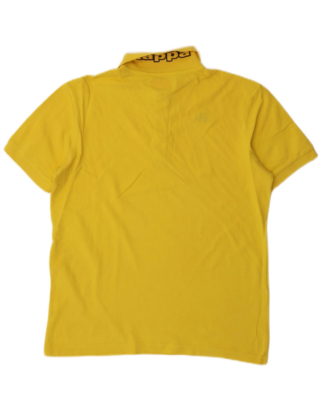 Tricou polo cu grafică pentru bărbați Kappa, galben mare