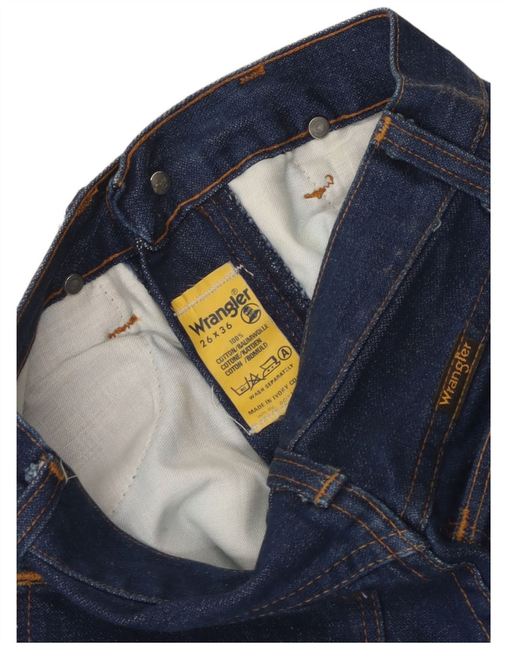 Blugi drepti pentru femei Wrangler W26 L28 Bumbac albastru