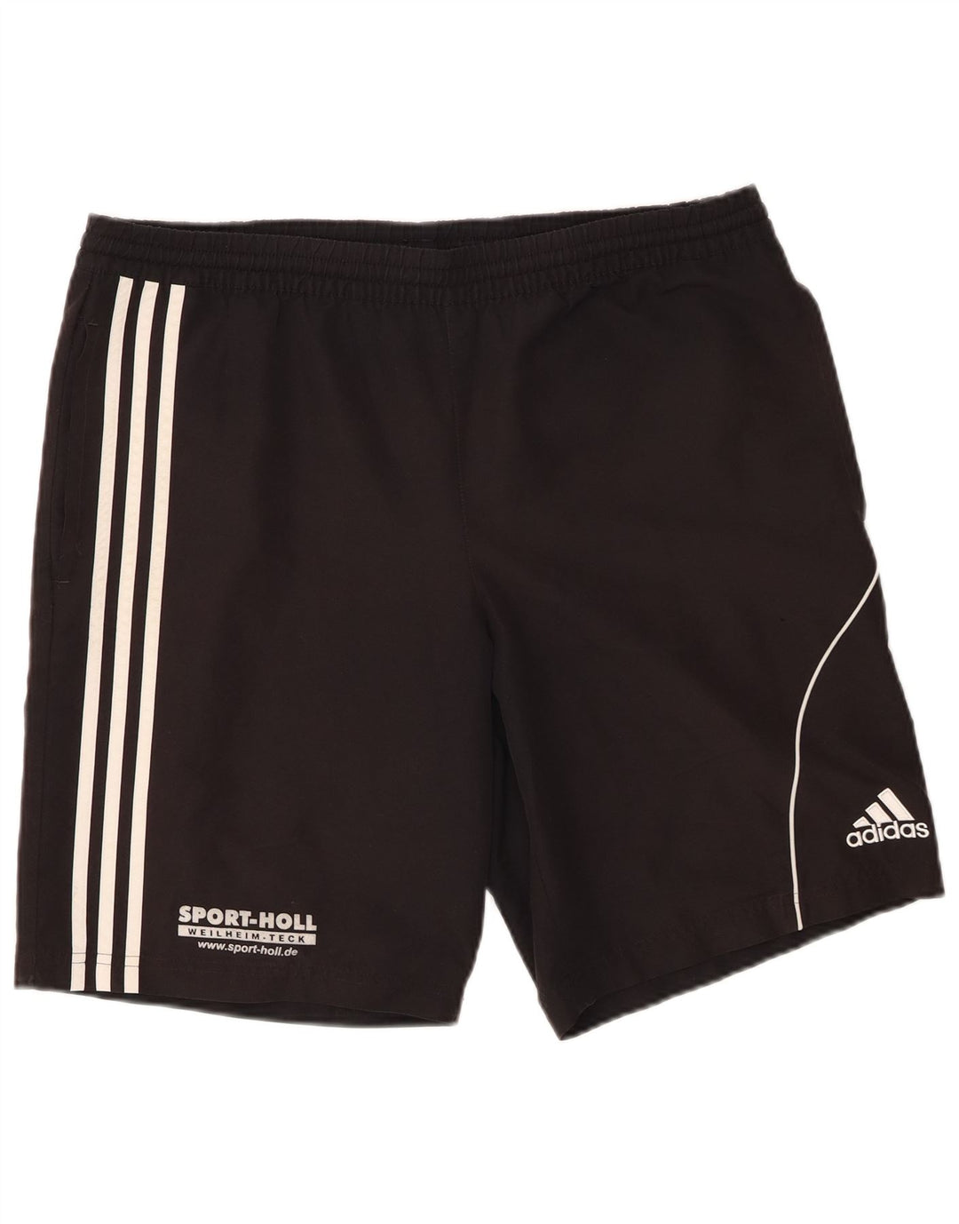 Pantaloni scurți sport pentru bărbați Adidas, mari, negru, poliester