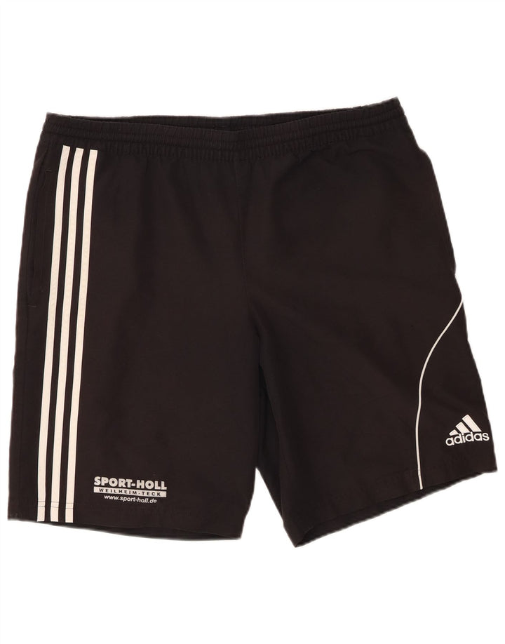Pantaloni scurți sport pentru bărbați Adidas, mari, negru, poliester