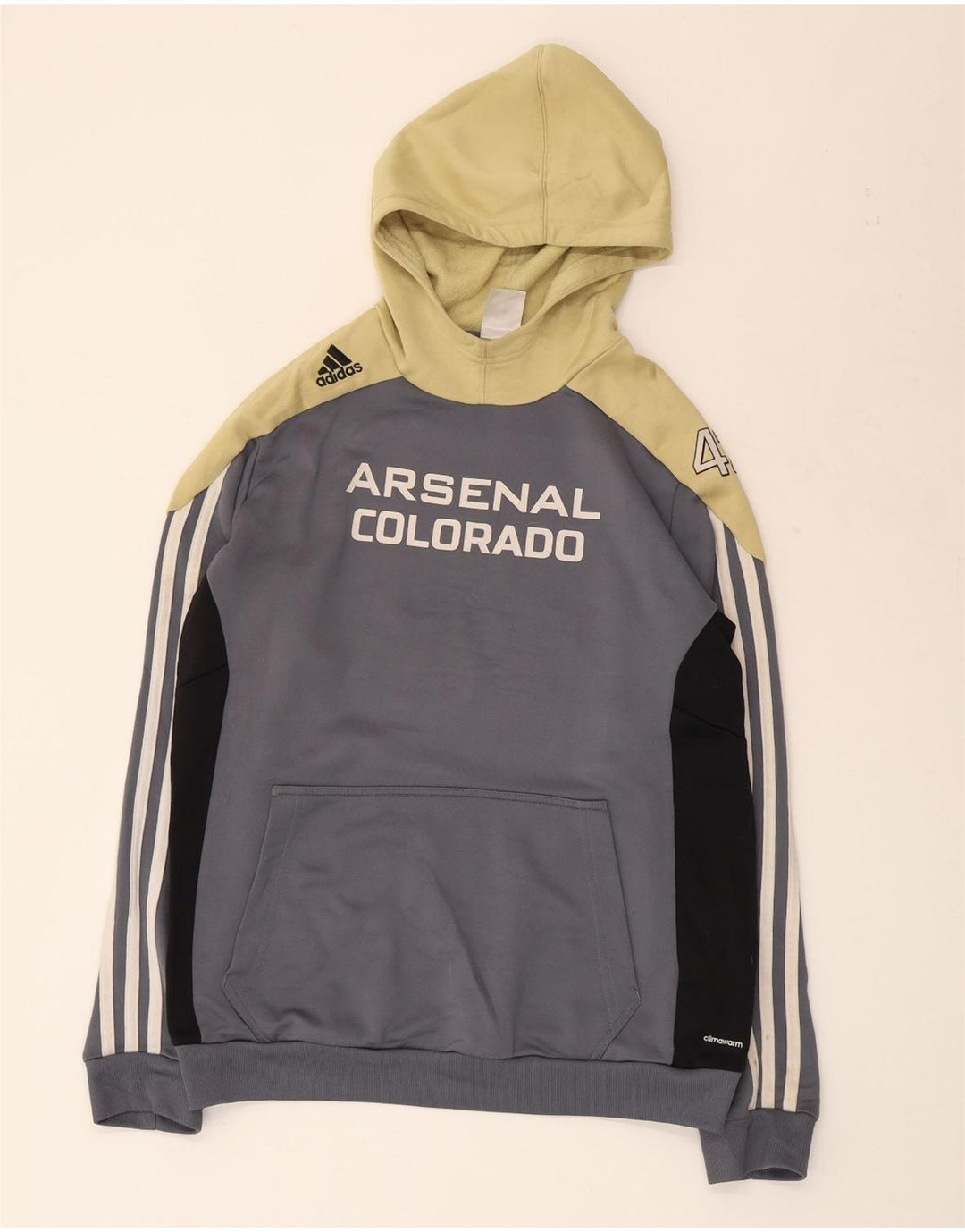 Pulover ADIDAS pentru femei Arsenal Colorado, Marea Britanie 16/18, mare, gri