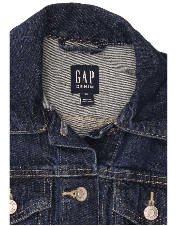 Jachetă de blugi pentru femei GAP UK 6 XS bumbac bleumarin