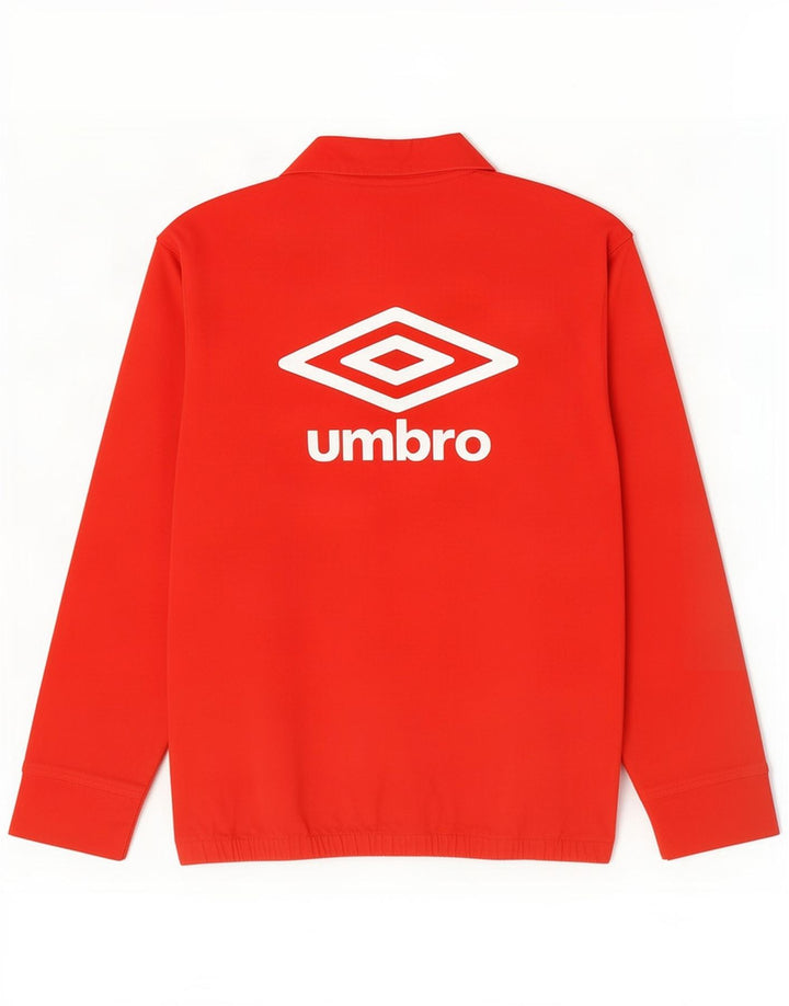 Umbro Pulover grafic pentru bărbați Trening Top Jachetă mare, roșu, bumbac