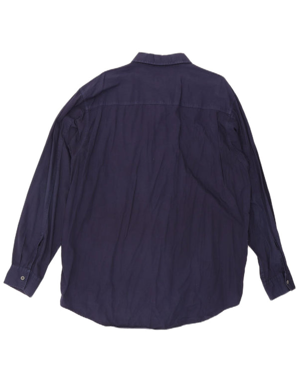 Cămașă pentru bărbați Calvin Klein Jeans 2XL, bumbac bleumarin