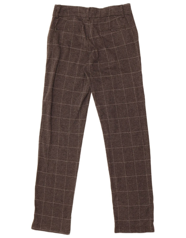 Pantaloni chino drepti pentru femei Lee Riders US 8 Medium W30 L32 Gri Check