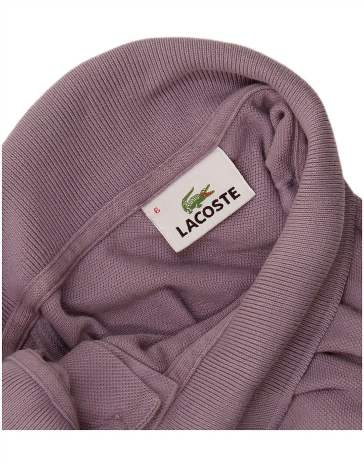 Tricou polo pentru bărbați Lacoste Mărimea 6 XL Violet