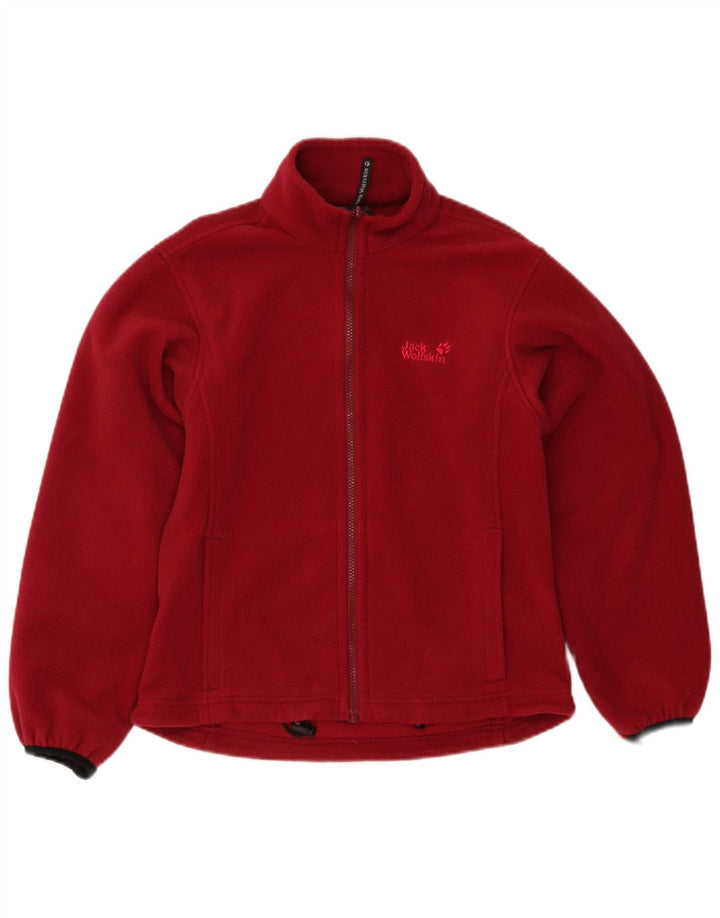 Jachetă fleece pentru femei Jack Wolfskin UK 12/14 Medium Burgundy Poliester