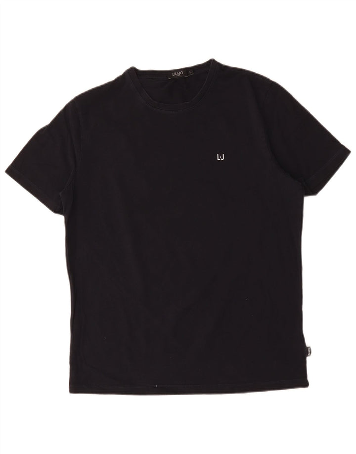 Tricou bărbați Liu Jo Top mare din bumbac bleumarin