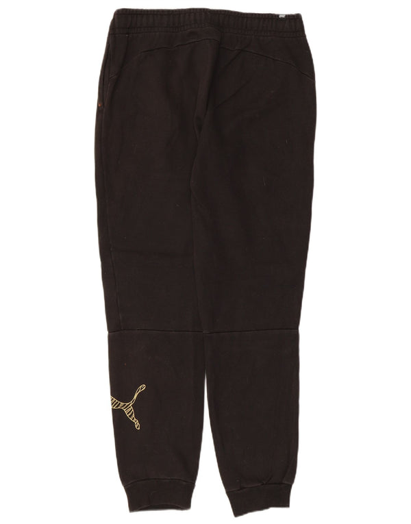 Pantaloni de trening grafic Puma pentru femei Pantaloni de jogging UK 10 Small Black