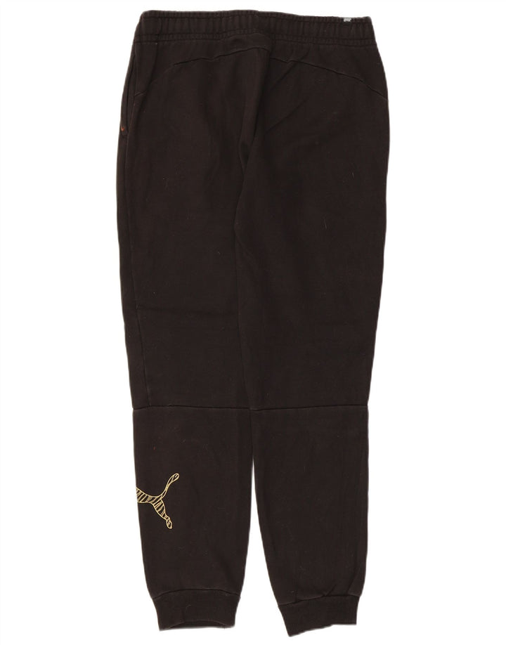 Pantaloni de trening grafic Puma pentru femei Pantaloni de jogging UK 10 Small Black