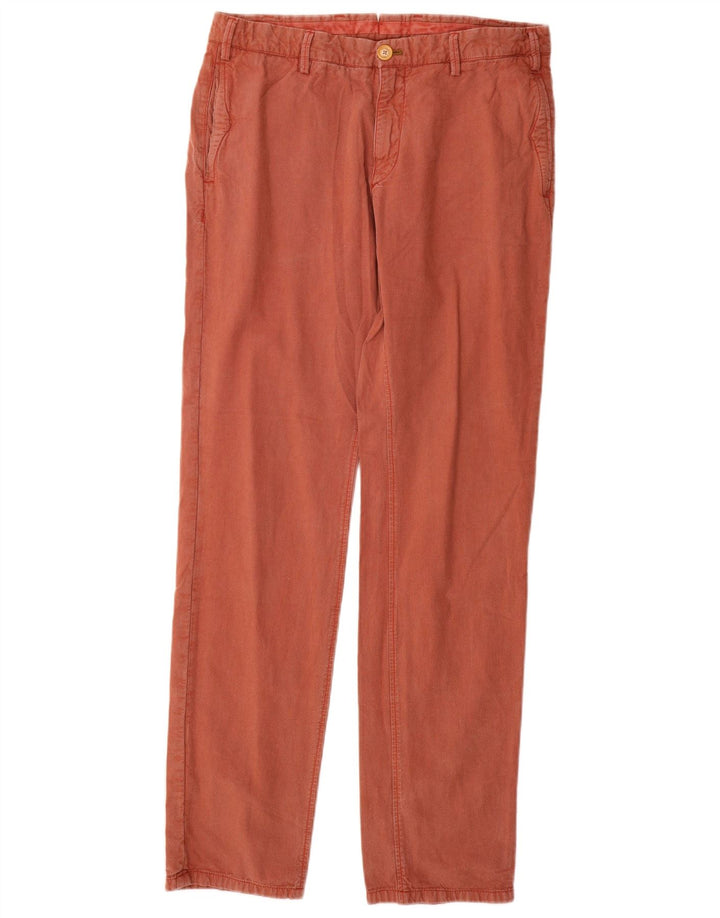 MASSIMO DUTTI Pantaloni Chino Casual Fit pentru bărbați EU 42 Large W32 L32 Red