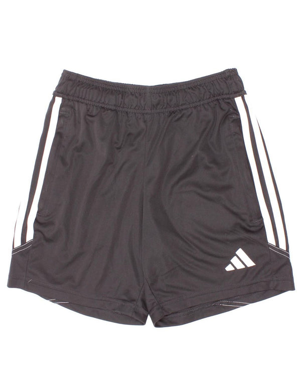 Pantaloni scurți sport Aeroready Adidas pentru băieți 9-10 ani poliester negru