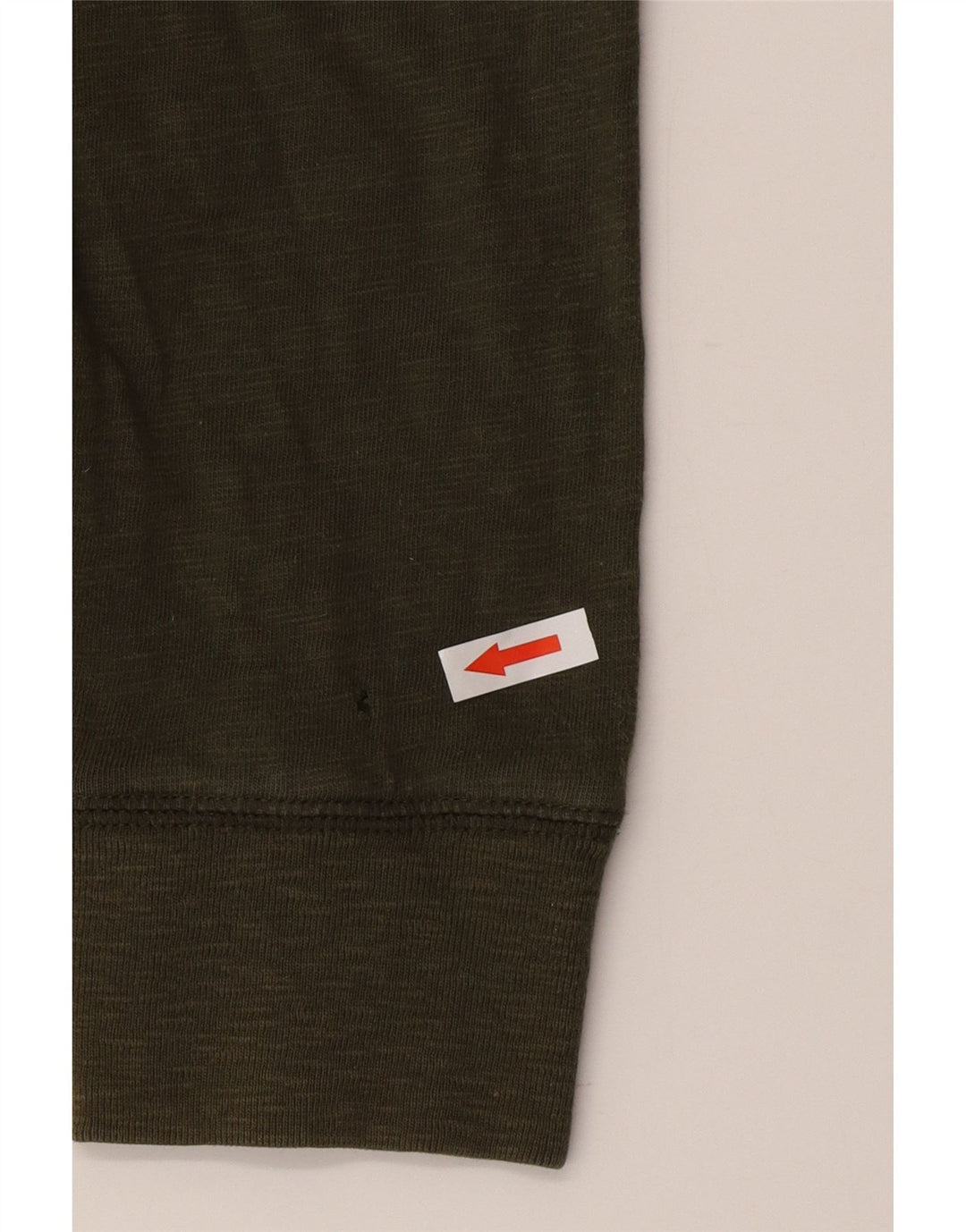 Top pentru bărbați Timberland cu mânecă lungă din bumbac verde mic