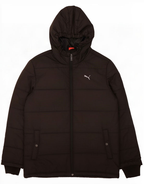 Jachetă căptușită cu glugă Puma pentru bărbați UK 38 Medium Black